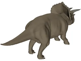 Triceratops 3D Model preview