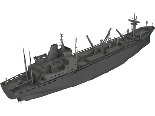 Trinidad Lines Cargolinier 3D Model preview