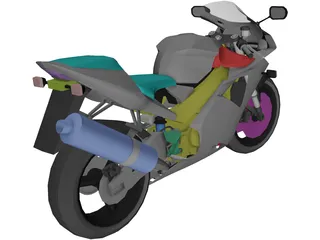 Honda CBR 959RR 3D Model preview