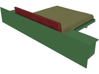 Bed 3D Model preview