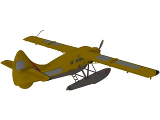 de Havilland Canada DHC-3 Otter 3D Model preview