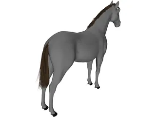 Horse 3D Model preview