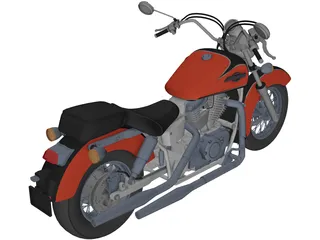 Honda Shadow UT 1100 Ace 3D Model preview
