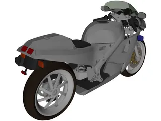 Honda VFR750RRC30 3D Model preview