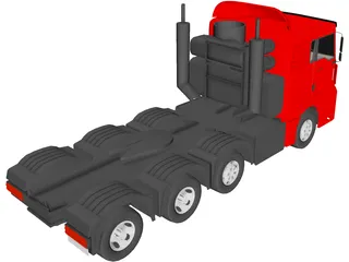 MAN Truck 3D Model preview