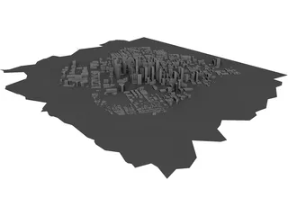 City Los Angeles (California) 3D Model preview