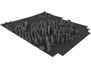 City Part Lower Manhattan (New York) 3D Model preview