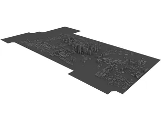 City Philadelphia (Pennsylvania) 3D Model preview