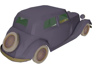 Mercedes-Benz 170 3D Model preview