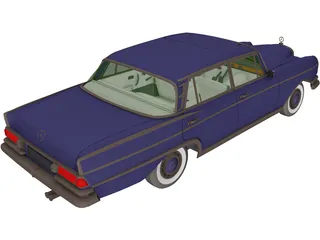 Mercedes-Benz 300 SE 3D Model preview