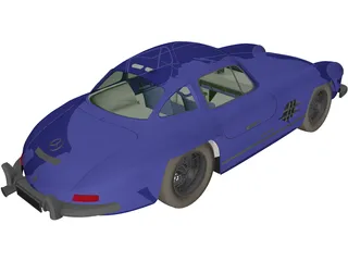 Mercedes-Benz 300 SL Coupe 3D Model preview