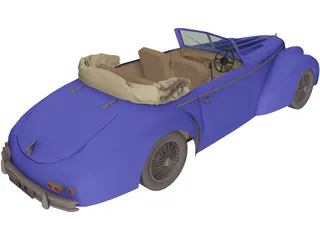 Talbot Lago (1959) 3D Model preview