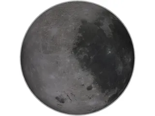 Planet Moon 3D Model preview