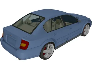 Subaru Outback Sedan (2005) 3D Model preview