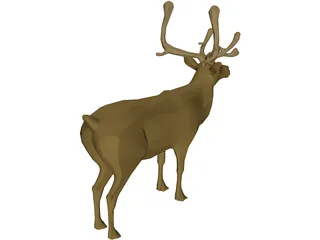Reindeer 3D Model preview