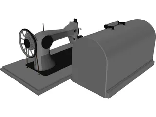 Singer Sewing Machine 3D Model preview
