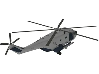 Aerospatiale SA 321 Super Frelon 3D Model preview