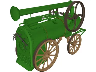 Tractor 3D Model preview