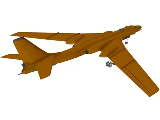 Tupolev Tu-16 Badger 3D Model preview