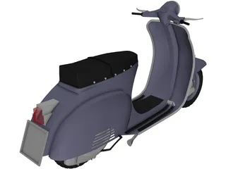 Scooter Vespa 3D Model preview