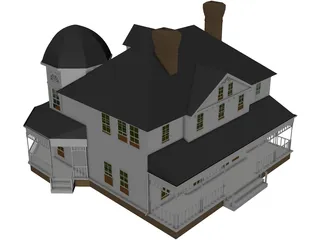 House Victorian 3D Model preview