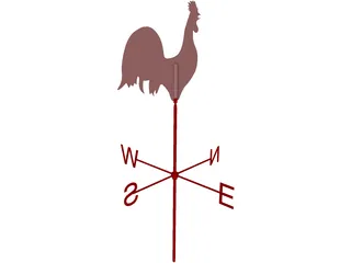 Weather Vane 3D Model preview