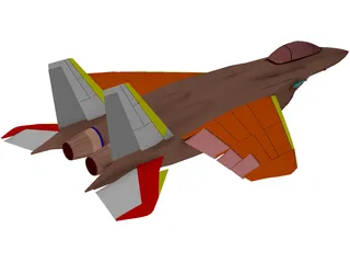 F-15E 3D Model preview