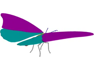 Butterfly 3D Model preview