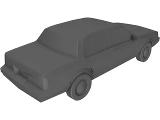 Oldsmobile Cutlass Ciera (1983) 3D Model preview