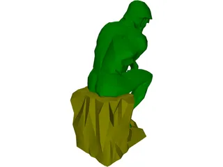 Thinker 3D Model preview