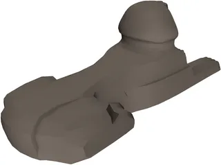 Egyptian Sphinx 3D Model preview
