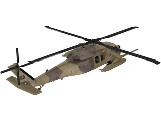 Sikorsky MH-60 3D Model preview