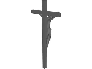 Crucifix 3D Model preview
