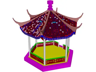 Pavilion 3D Model preview