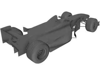 Formula 1 Car (1998) 3D Model preview