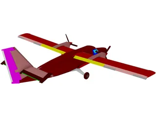 de Havilland Canada DHC-6 Twin Otter 3D Model preview