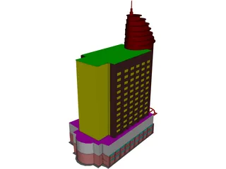 Building Office 3D Model preview