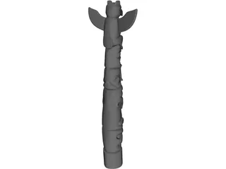 Totem Pole 3D Model preview