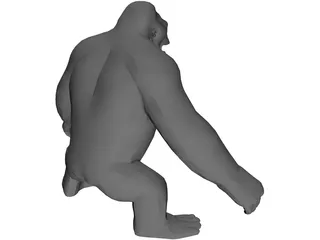 Gorilla 3D Model preview