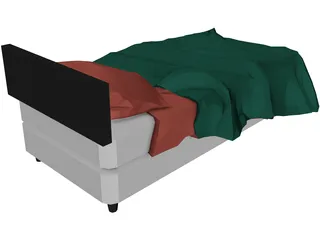 Bed 3D Model preview
