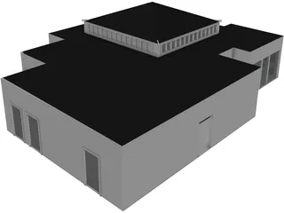 Cafe 3D Model preview