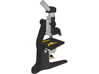 Microscope 3D Model preview