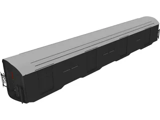 Subway Car [+Interior] 3D Model preview
