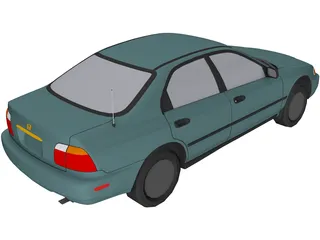 Honda Accord (1997) 3D Model preview