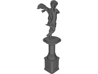 Cupid Statue 3D Model preview