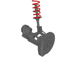 Suspension Front 3D Model preview