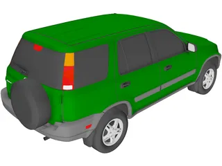 Honda CRV (1997) 3D Model preview