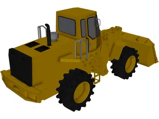 Tractor Front Loader 3D Model preview