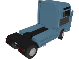 MAN TGA 3D Model preview