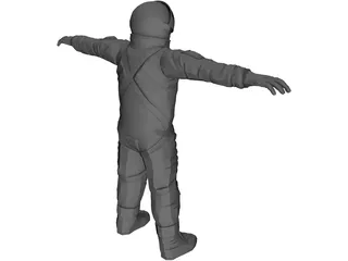 Astronaut 3D Model preview